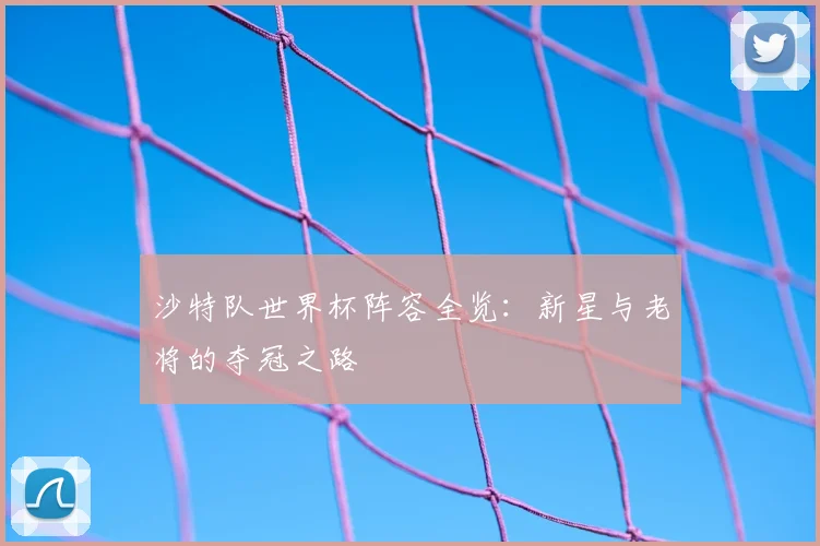 沙特队世界杯阵容全览：新星与老将的夺冠之路